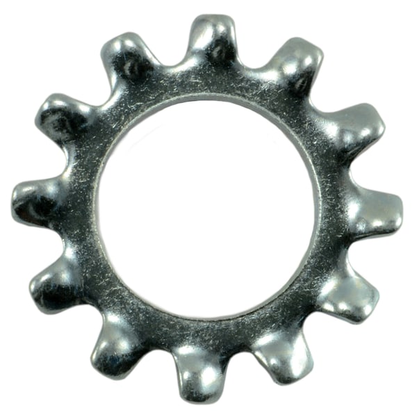 Midwest Fastener External Tooth Lock Washer, For Screw Size 3/8 in Steel, Zinc Plated Finish, 48 PK 62137 - main